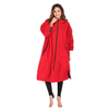 Red beach bathrobe