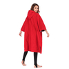 Red beach bathrobe